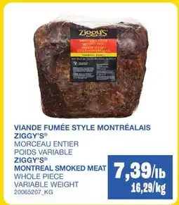 Wholesale Club MONTREAL SMOKED MEAT offer