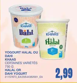 Wholesale Club HALAL OR DAHI YOGURT offer