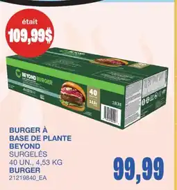Wholesale Club BURGER, 40 UN offer