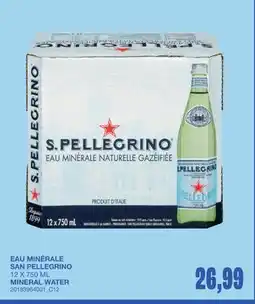 Wholesale Club MINERAL WATER offer