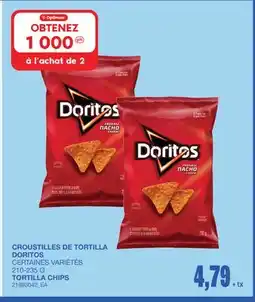 Wholesale Club DORITOS TORTILLA CHIPS offer
