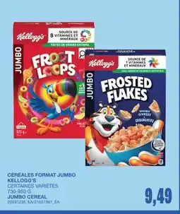 Wholesale Club JUMBO CEREAL offer