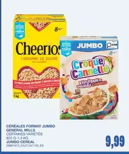 Wholesale Club GENERAL MILLS JUMBO CEREAL, 825 G-1.3 KG offer