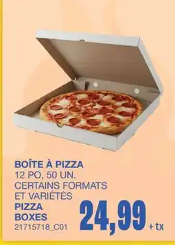 Wholesale Club PIZZA BOXES, 12 PO, 50 UN offer