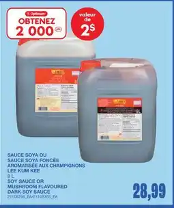 Wholesale Club SOY SAUCE OR MUSHROOM FLAVOURED DARK SOY SAUCE offer