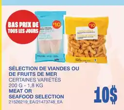 Wholesale Club MEAT OR SEAFOOD SELECTION, 200 G - 1,8 KG offer