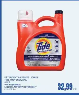 Wholesale Club TIDE PROFESSIONAL LIQUID LAUNDRY DETERGENT offer