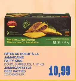 Wholesale Club JAMAICAN STYLE BEEF PATTIES offer