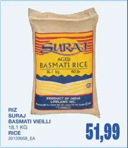 Wholesale Club BASMATI VIEILLI offer