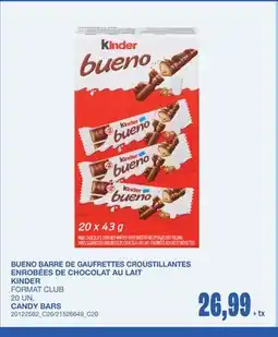 Wholesale Club KINDER CANDY BARS, 20 UN offer