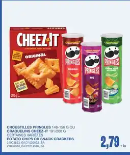 Wholesale Club POTATO CHIPS, 148-156 G OR SNACK CRACKERS, 191/200 G offer