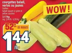 Marché Adonis Courgettes baladi, vertes ou jaunes offer