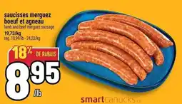 Marché Adonis Saucisses merguez boeuf et agneau offer