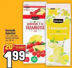 Marché Adonis SELECTION limonade offer