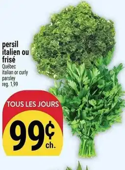 Marché Adonis Persil italien ou frisé offer