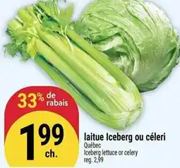 Marché Adonis laitue Iceberg ou céleri offer