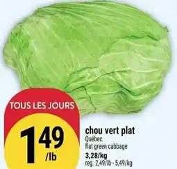 Marché Adonis Chou vert plat offer