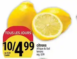 Marché Adonis Citrons offer
