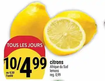 Marché Adonis Citrons offer
