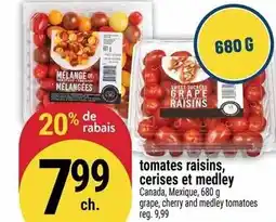 Marché Adonis Tomates raisins, cerises et medley offer