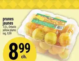 Marché Adonis Prunes jaunes offer