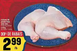 Marché Adonis Cuisses de poulet frais avec dos offer