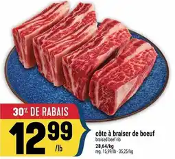 Marché Adonis Côte à braiser de boeuf braised beef rib offer