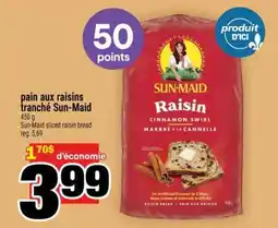 Super C PAIN AUX RAISINS TRANCHÉ SUN-MAID offer