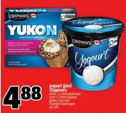 Super C YOGOURT GLACÉ CHAPMAN'S offer