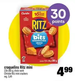 Super C craquelins Ritz mini offer