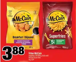 Super C frites McCain offer