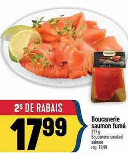 Marché Adonis Boucanerie saumon fumé offer