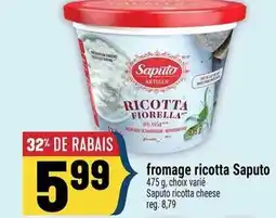 Marché Adonis SAPUTO fromage ricotta offer