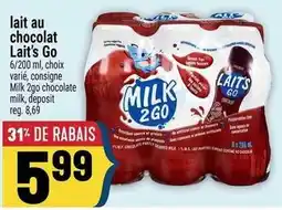Marché Adonis Lait au chocolat lait's go offer