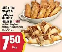 Marché Adonis Pâté sfiha moyen ou rouleaux viande et légumes halal offer