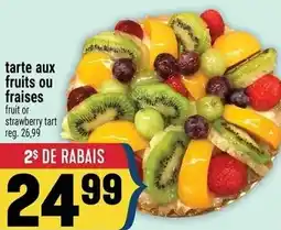 Marché Adonis Tarte aux fruits ou fraises offer