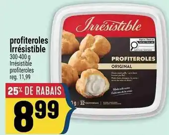 Marché Adonis Irrésistible profiteroles offer