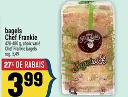 Marché Adonis Chef Frankie bagels offer