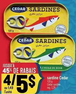 Marché Adonis CEDAR sardine offer