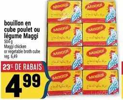 Marché Adonis Maggi bouillon en cube poulet ou légume offer