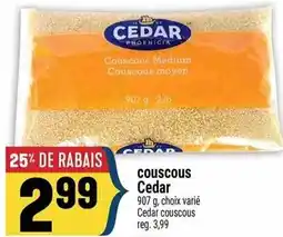 Marché Adonis Cedar couscous offer