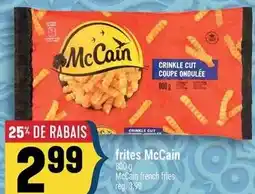 Marché Adonis McCain frites offer