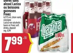 Marché Adonis Freez bières sans alcool Laziza ou boissons gazeuses offer