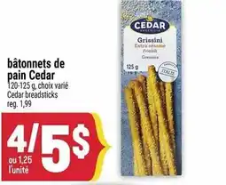 Marché Adonis Cedar bâtonnets de pain offer