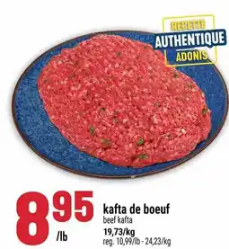 Marché Adonis kafta de boeuf beef offer