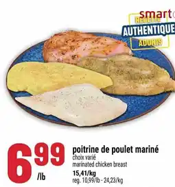 Marché Adonis poitrine de poulet mariné offer