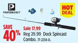 Canadian Tire ProFISHiency Dock Spincast Combo offer