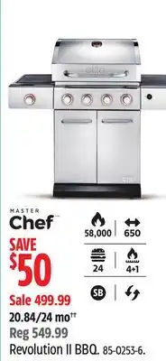 Canadian Tire MASTER Chef Revolution II BBQ offer