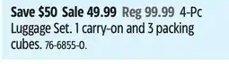 Canadian Tire 4-Pc Luggage Set offer