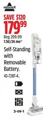 Canadian Tire Self-Standing with Removable Battery offer